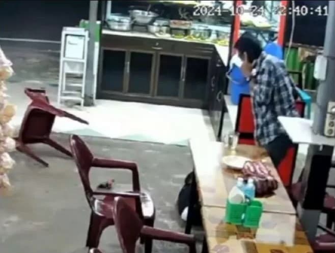 Viral Pria Terekam CCTV Aniaya Balita. (Foto: X/TGUPP)