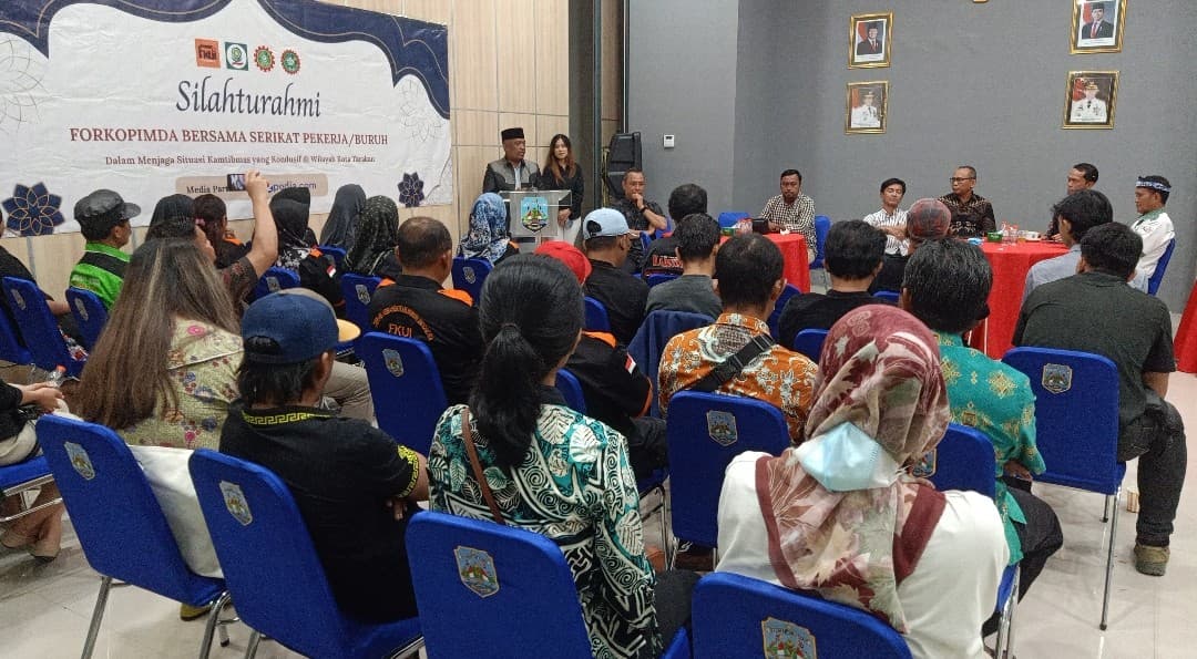 Kegiatan silaturahmi di Aula Pertemuan kantor Banhub Kalimantan Utara (Kaltara) (Foto: Istimewa)