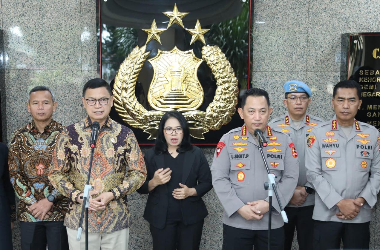 Kapolri Jenderal Listyo Sigit Prabowo dan Kepala BPOM Taruna Ikrar (Foto: Istimewa)