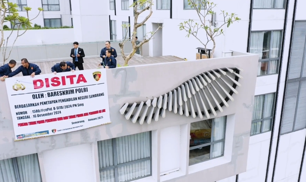 Bareskrim sita Hotel Aruss di Semarang (Foto: Istimewa)