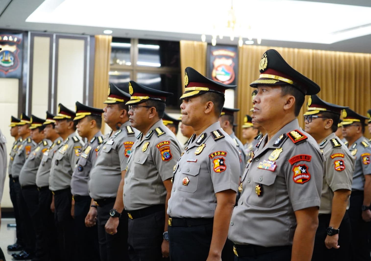 Upacara Kenaikan Pangkat Anggota Polri (Foto: Polri)