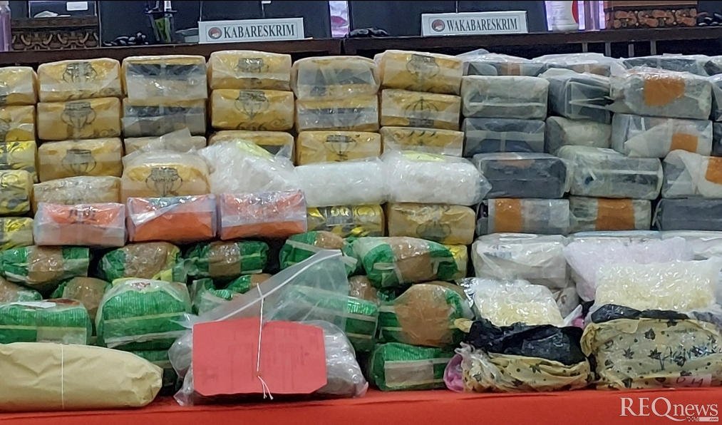 Barang Bukti Narkoba (Foto: Hastina/REQnews)