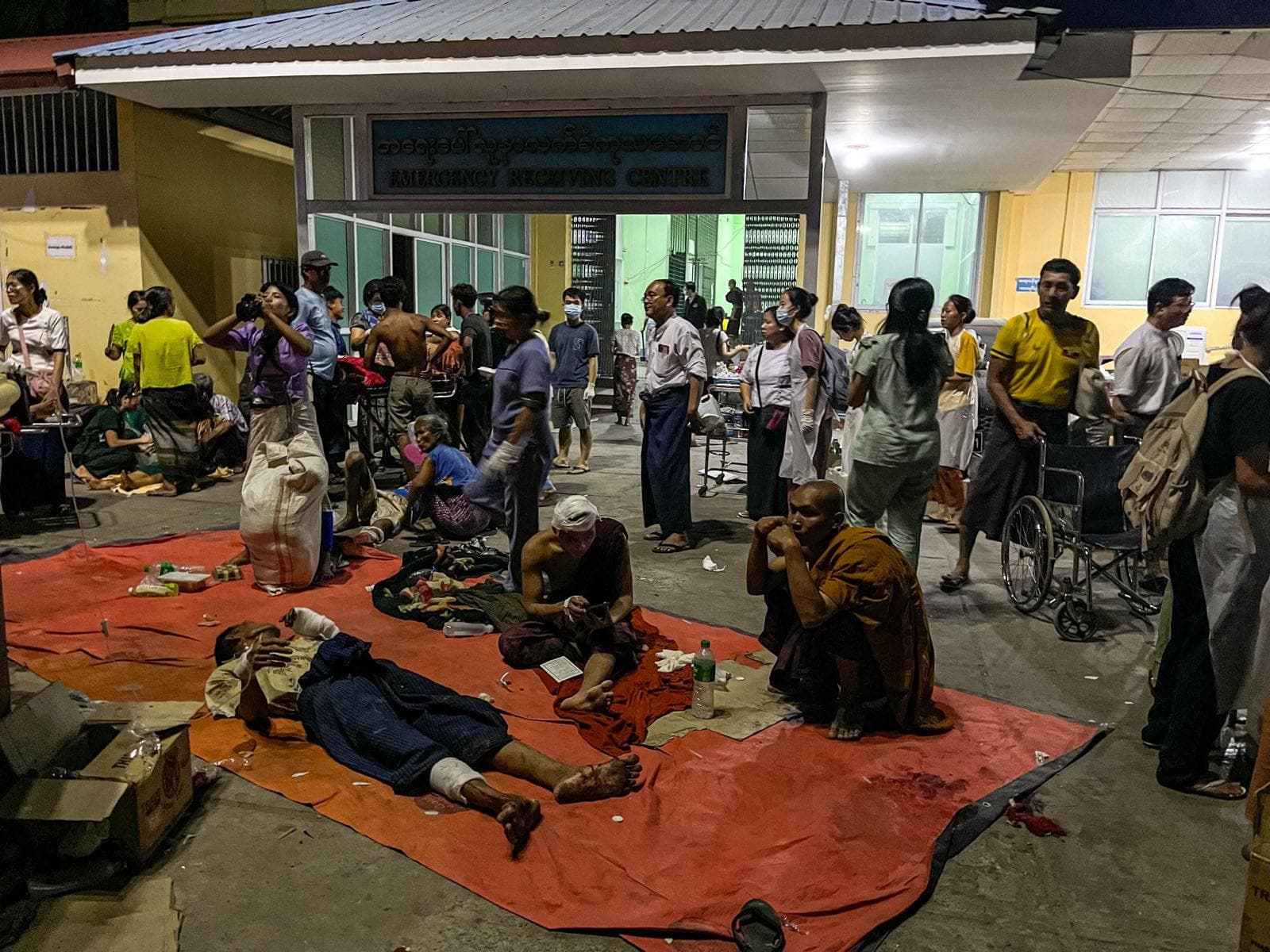 Situasi di sebuah rumah sakit di Myanmar. Foto: Myanmar Now