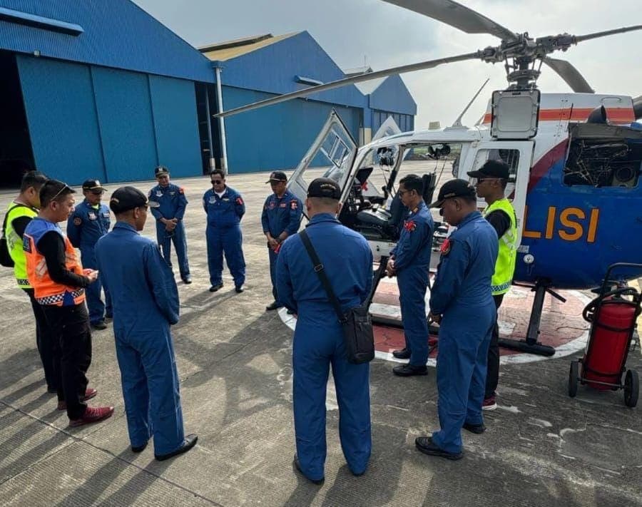 Ambulans udara disiagakan saat arus mudik Lebaran 2025 di Tol Trans Jawa (Foto: Istimewa)