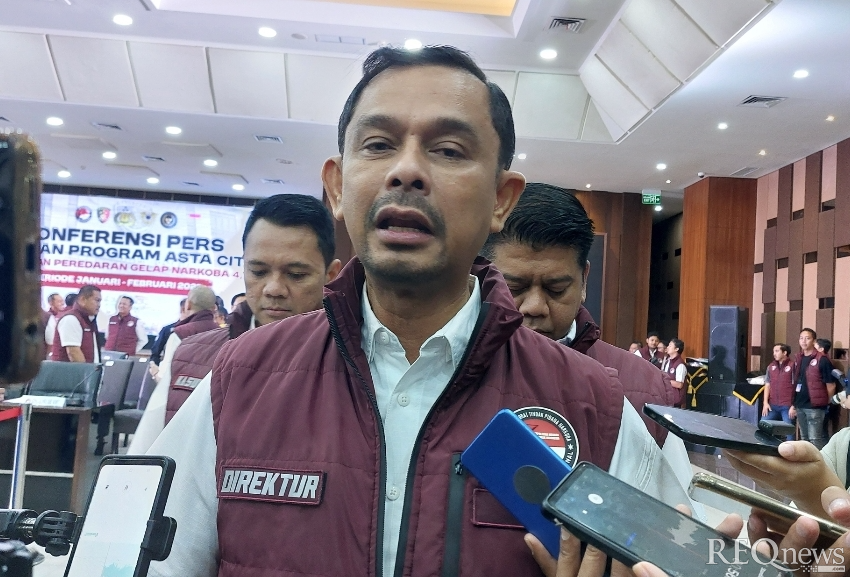 Dirtipidnarkoba Bareskrim Polri Brigjen Mukti Juharsa (Foto: Hastina/REQnews)