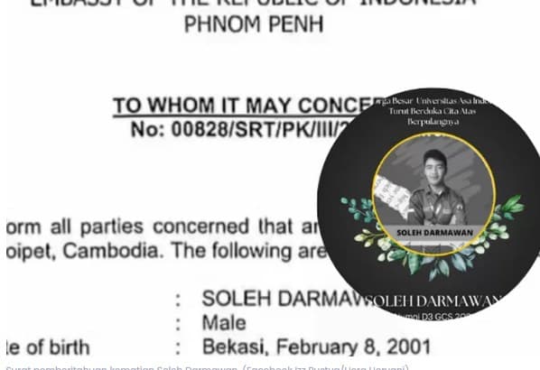 Misteri Kematian Soleh Darmawan, WNI Tewas dengan Ginjal Hilang. (Foto: Facebook)