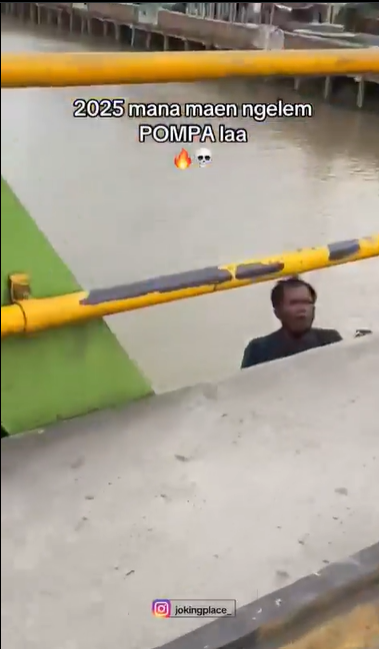 Viral Video Pria di Sumatera Diduga Nyabu di Kolong Jembatan Siang Hari, Warganet: Bentar Lagi Jadi Zombie