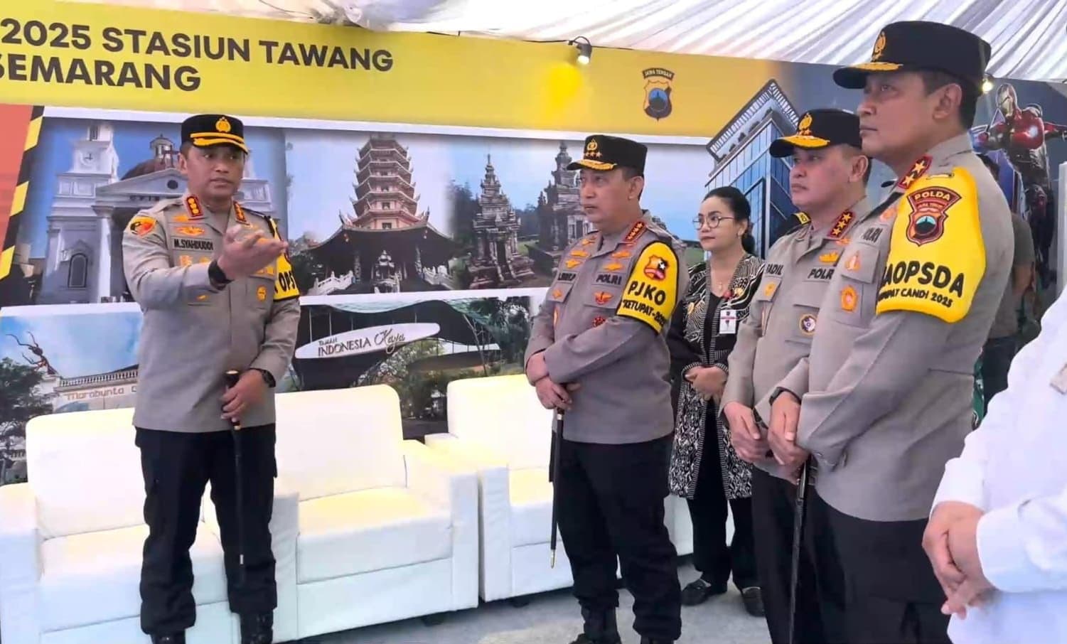 Kapolri Jenderal Listyo Sigit Prabowo di Stasiun Tawang (Foto: Humas Polri/ REQnews)