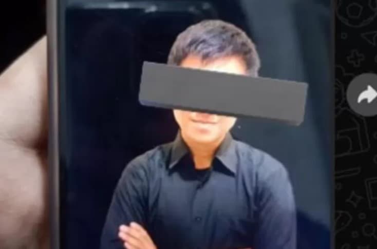 Pelaku pelecehan di asrama putra UI. (Foto: X)