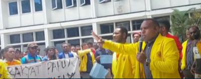 Ilustrasi Demo Mahasiswa di Papua (Foto:Tangkapan Layar)