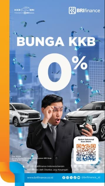 Promo KKB Mobil Baru dari BRI Finance.