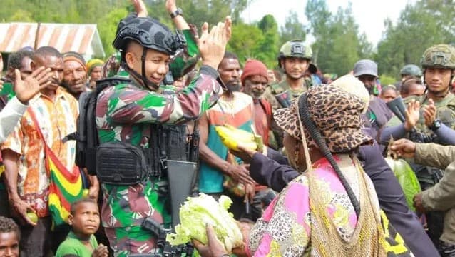 TNI Pastikan Keamanan Intan Jaya Pascakontak Senjata dengan OPM. (Foto: Istimewa)