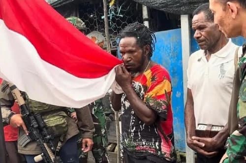 Minanggen Murib Eks Anggota OPM Kembali ke Pangkuan NKRI