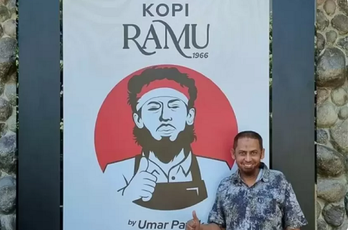 Mantan terpidana teroris kasus Bom Bali 2002, Umar Patek, membuka kedai kopi. (Foto:South China Morning Post)