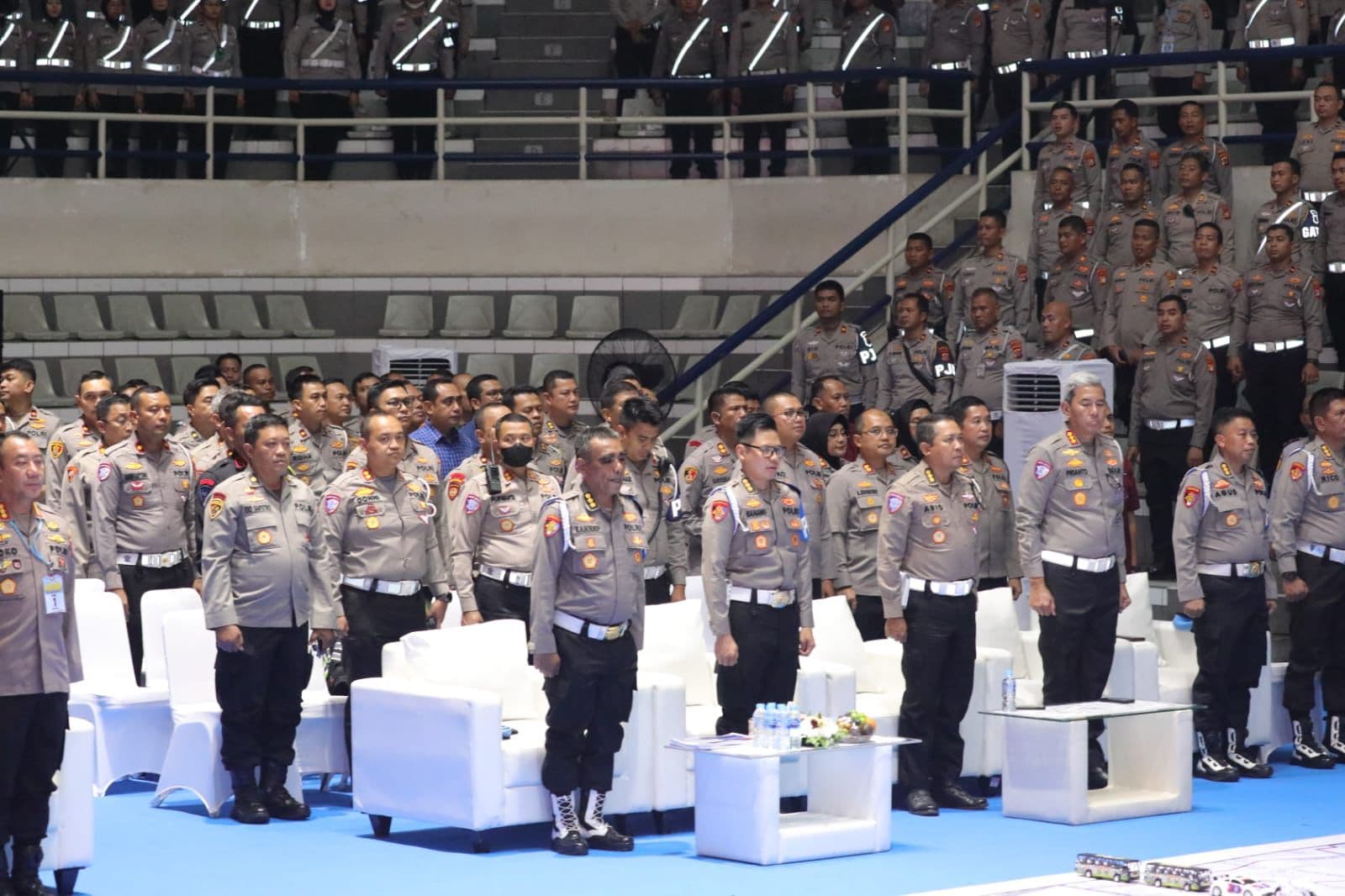 Kegiatan Tactical Floor Game (TFG) jelang peringatan Hari Bhayangkara ke-79 (Foto: Polri)
