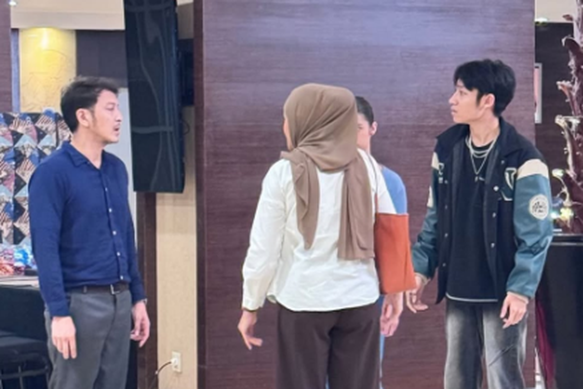 Kiesha Alvaro anak Pasha Ungu Digampar Dimas Anggara di lokasi syuting. (Foto:Istimewa)