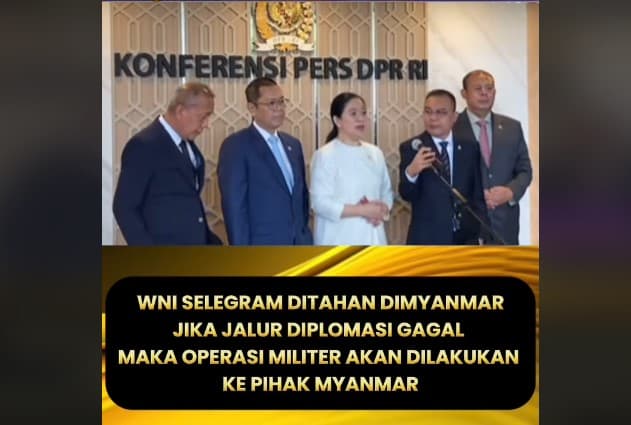 DPR Usul TNI Gelar Operasi Militer Demi Bebaskan Selebgram Arnold Putra Jika Diplomasi ke Myanmar Gagal