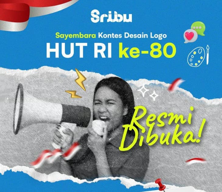 Sribu Resmi Gelar Sayembara Desain Logo Terbuka.