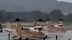 Dua Pesawat Tempur CMV-22 Osprey Milik AS Mendarat di Bandara Komodo (Foto:Istimewa)