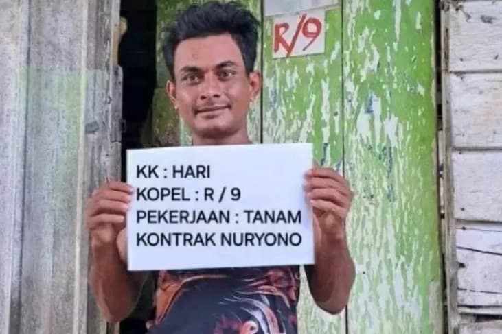 Viral Tampang Hariyanto Pelaku Penculikan, Rudapaksa dan Pembunuhan Zahra. (Foto: Twitter/@Mpiiiing)