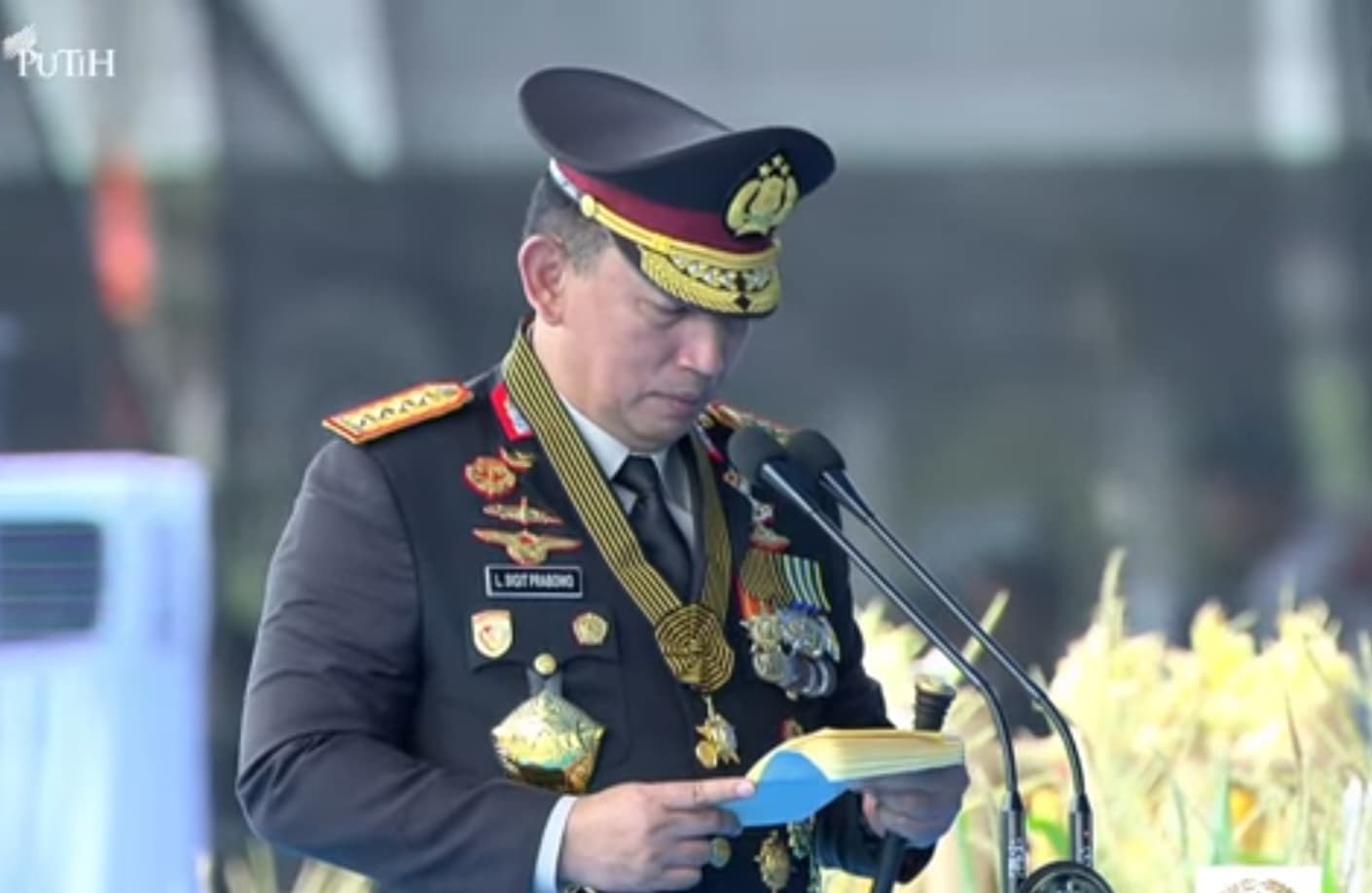 Kapolri Jenderal Listyo Sigit Prabowo (Foto: YouTube Setpres)