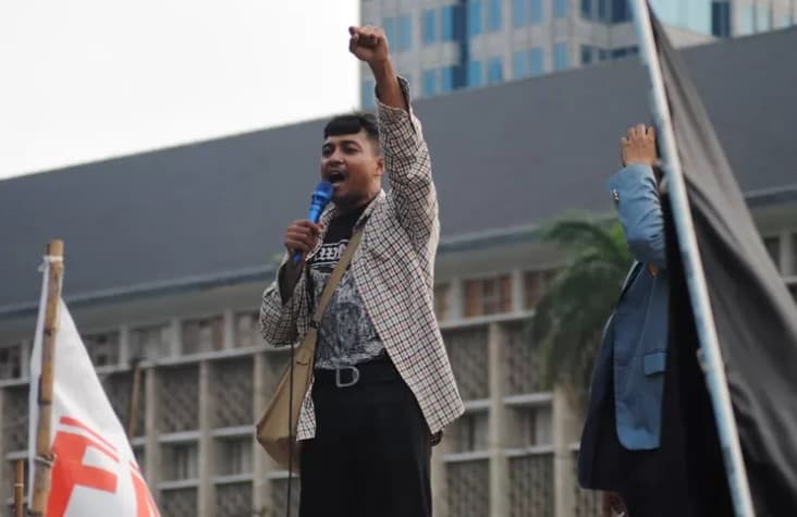 Ketum Serikat Mahasiswa Indonesia Maswanto Alias Jelow Dipecat Secara Tidak Hormat. (Foto: X)
