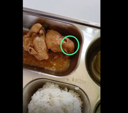 Menu Makanan MBG di Tuban Ditemukan Belatung (Foto: Istimewa)