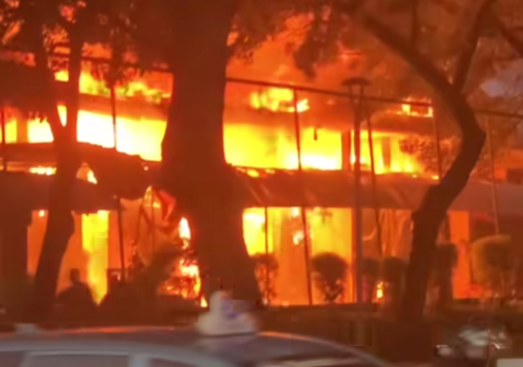 Kebakaran Pasar Taman Puring, Jakarta Selatan.