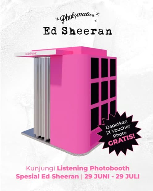 Menyambut Album Baru Ed Sheeran, Photomatics Hadirkan Listening Booth dan Bagi-Bagi Voucher Foto Gratis!