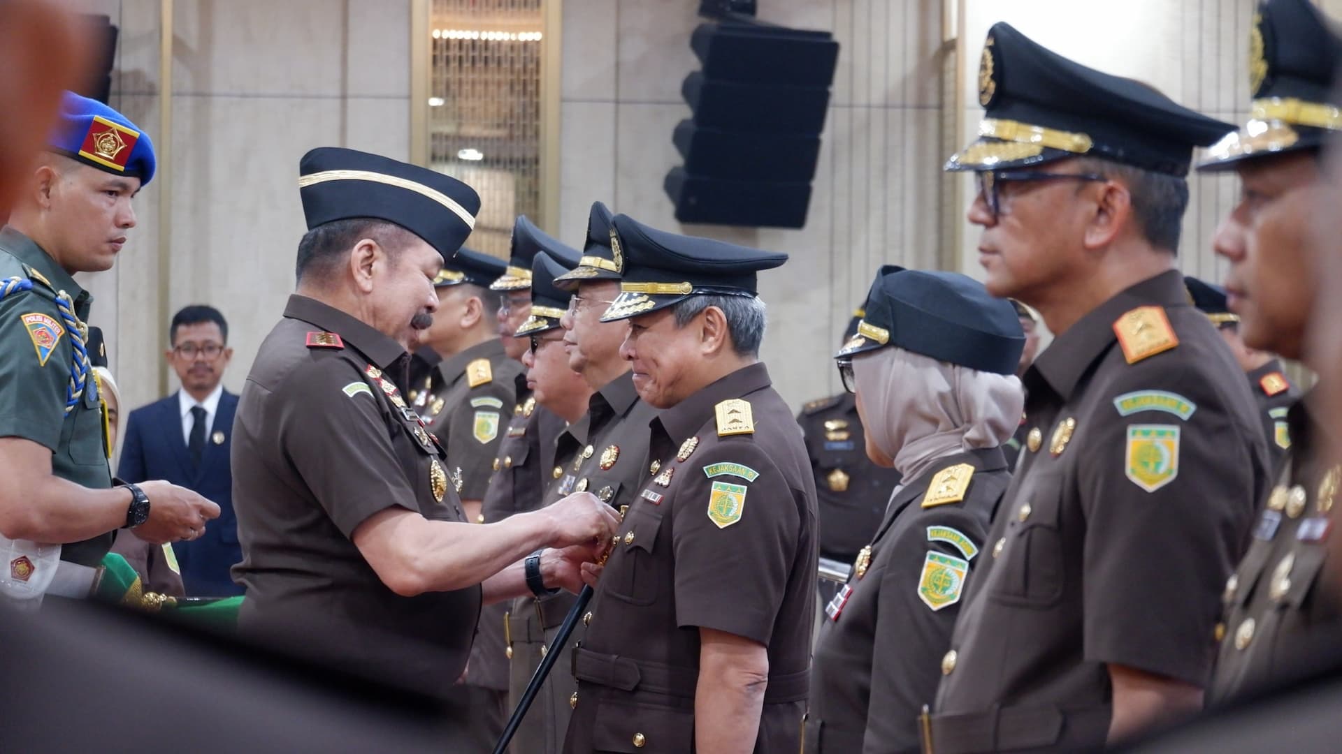Jaksa Agung ST Burhanuddin melantik 34 pejabat tinggi di lingkungan Kejaksaan RI (Foto: Kejaksaan)