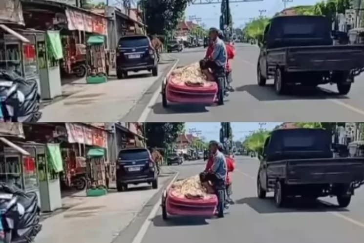 Viral Warga Bawa Pulang Jenazah Keluarga Pakai Becak Motor Gegara Tak Mampu Bayar Ambulans. (Foto: Instagram)