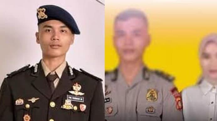 Tampang Bripda Farhan, Anggota Brimob yang Kabur Tinggalkan Calon Istri Jelang Akad Nikah.