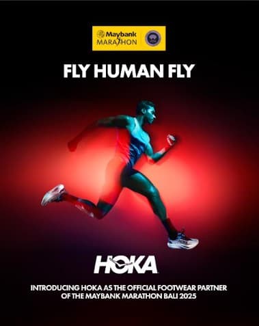 Maybank Marathon 2025 Menyambut HOKA Indonesia Sebagai Official Footwear Partner.