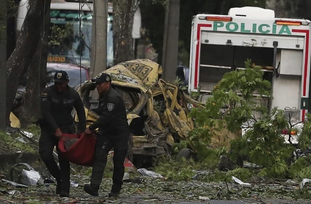 Kolombia dilanda rangkaian serangan teror (Foto: AP)