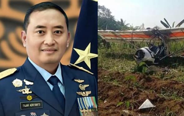 Eks Kadispenau Marsma Fajar Adriyanto meninggal dunia dalam insiden kecelakaan pesawat di Bogor, Jawa Barat (Foto: Istimewa)
