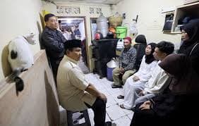 Prabowo Melayat Rumah Almarhum Affan Kurniawan (Foto:Istimewa)