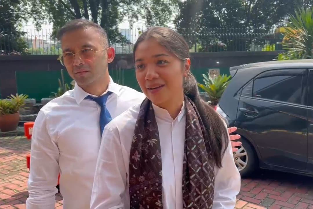 Istri Nadiem Anwar Makarim (NAM) yaitu Franka Franklin (Foto: Hastina/REQnews)