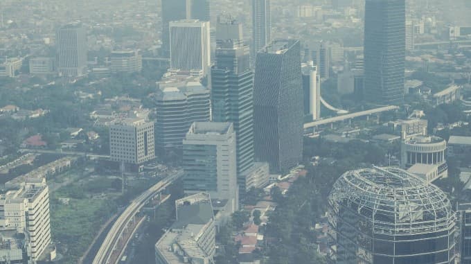 Polusi udara di Indonesia.