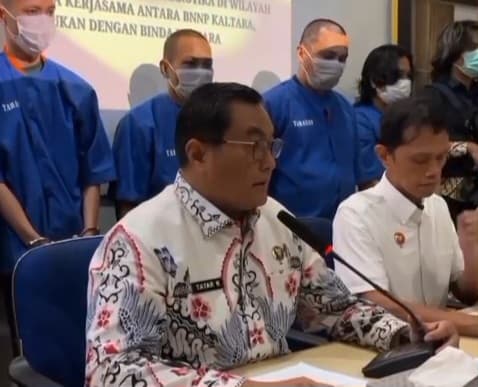 Pengungkapan kasus peredaran narkotika di Kalimantan Utara (Foto: Istimewa)
