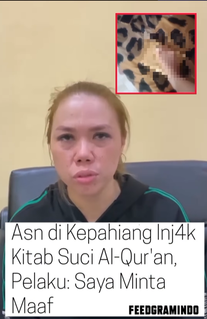 Ini Sosok ASN di Kepahiang yang Injak Kitab Suci Al Quran, Ternyata Begini Motifnya
