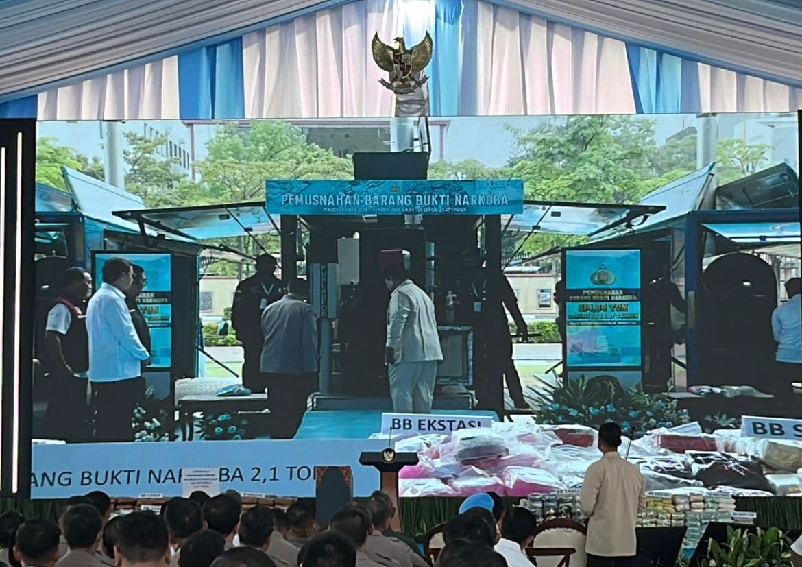 Kapolri: Pemusnahan 214,84 Ton Narkoba Sebagai Tindak Lanjut Asta Cita Presiden Prabowo
