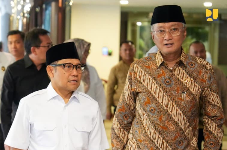 Menko PM Muhaimin Iskandar dan Menteri PU Doddy Hanggodo