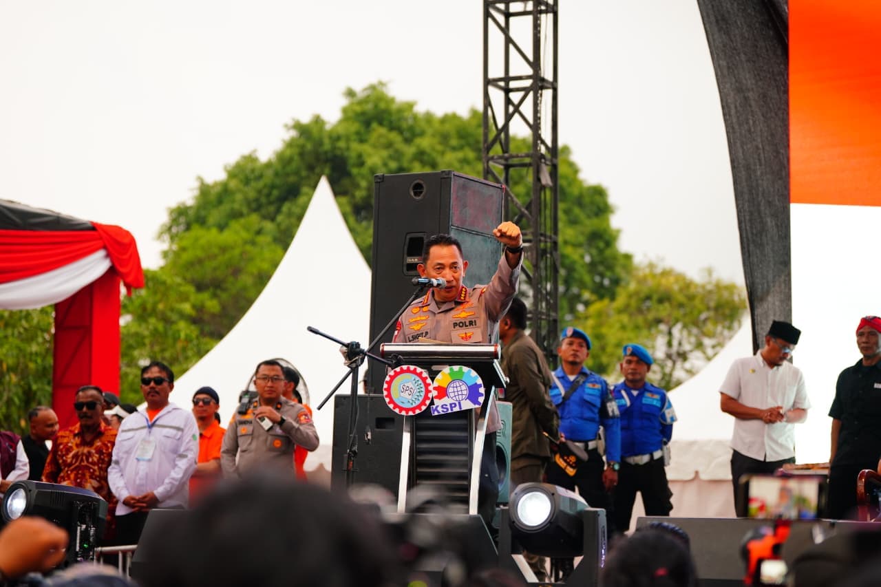 Kapolri: Buruh dan Polri Bersinergi untuk Jaga Stabilitas Kamtibmas