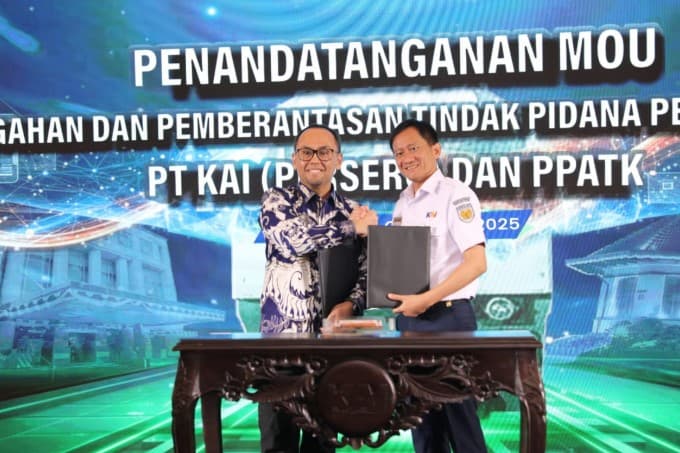 KAI dan PPATK Teken MoU.