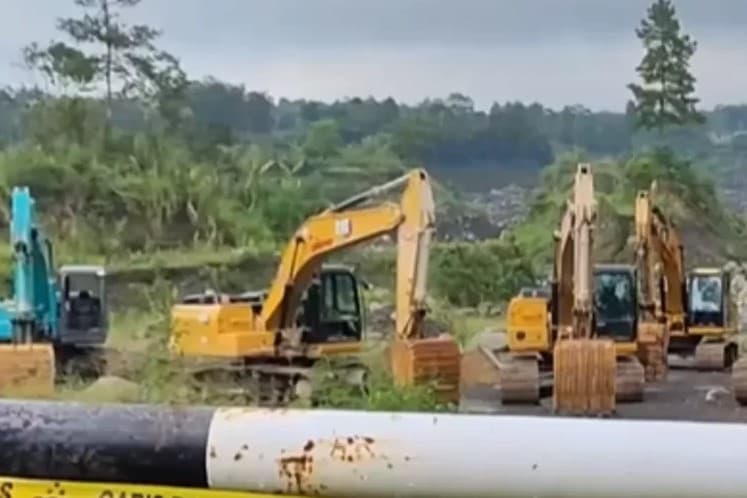 Penampakan Tambang Ilegal yang Digrebek Polisi di Magelang, Rugikan Negara hingga Rp 3 Triliun. (Foto: Youtube Metro Tv)