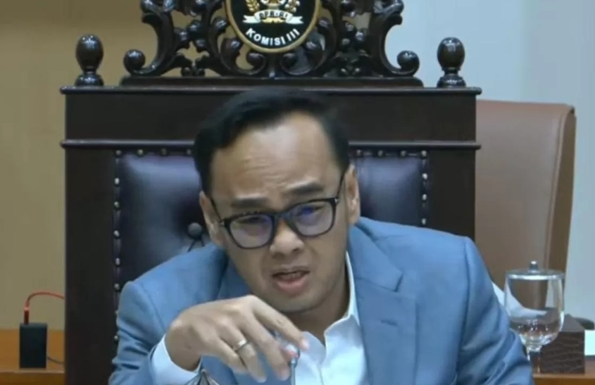 Wakil Ketua Komisi III DPR RI Rano Alfath (Foto: YouTube)