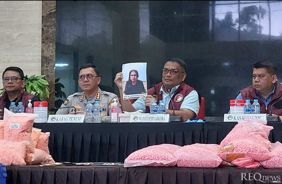 Wadirtipidnarkoba Bareskrim Polri Kombes Sunario (Foto: Hastina/REQnews)