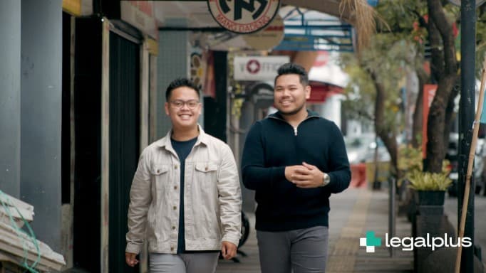 Jordan Yudhistira (CMO Legal Plus) & James Ardy (CEO Legal Plus)