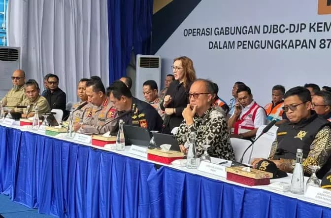 Kemenkeu-Polri Berhasil Gagalkan Ekspor Ilegal Turunan CPO Senilai Rp 28,7 Miliar.