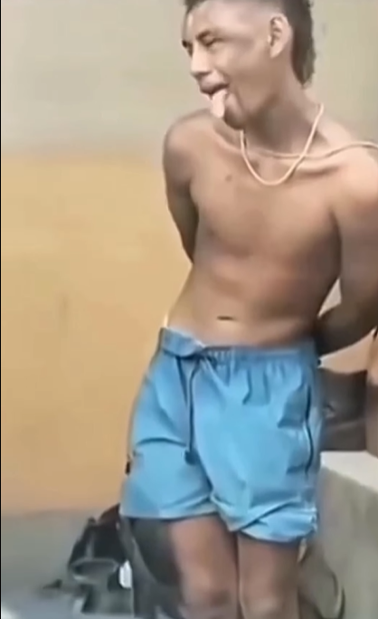 Viral Pelaku Begal Ledek Warga dengan Julurkan Lidah Gegara Tidak Jadi Dibakar Massa, Warganet: Yang di Dalam Penjara Titip Ya